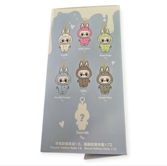 AUTHENTIC Exciting Macaron Vinyl Face Green Grape LABUBU With DUSTBAG POPMART - Picture 6 of 10